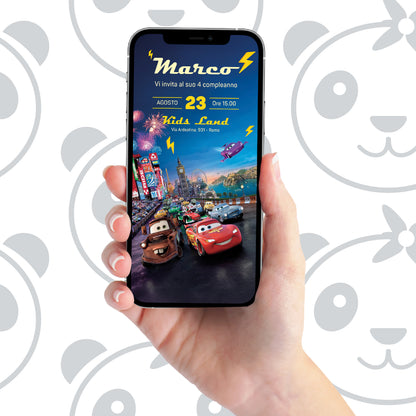 Invito digitale Cars