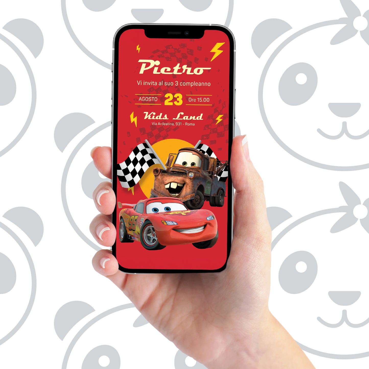 Invito digitale Cars