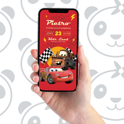 Invito digitale Cars