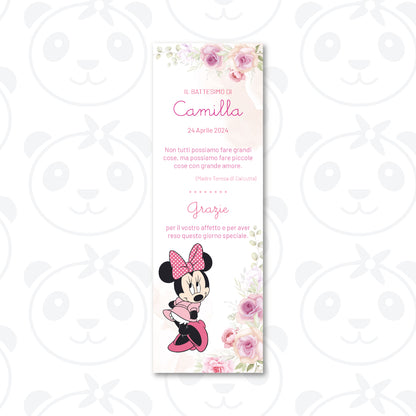 Segnaposto Battesimo Minnie