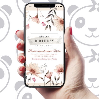 Digital greetings for anniversaries