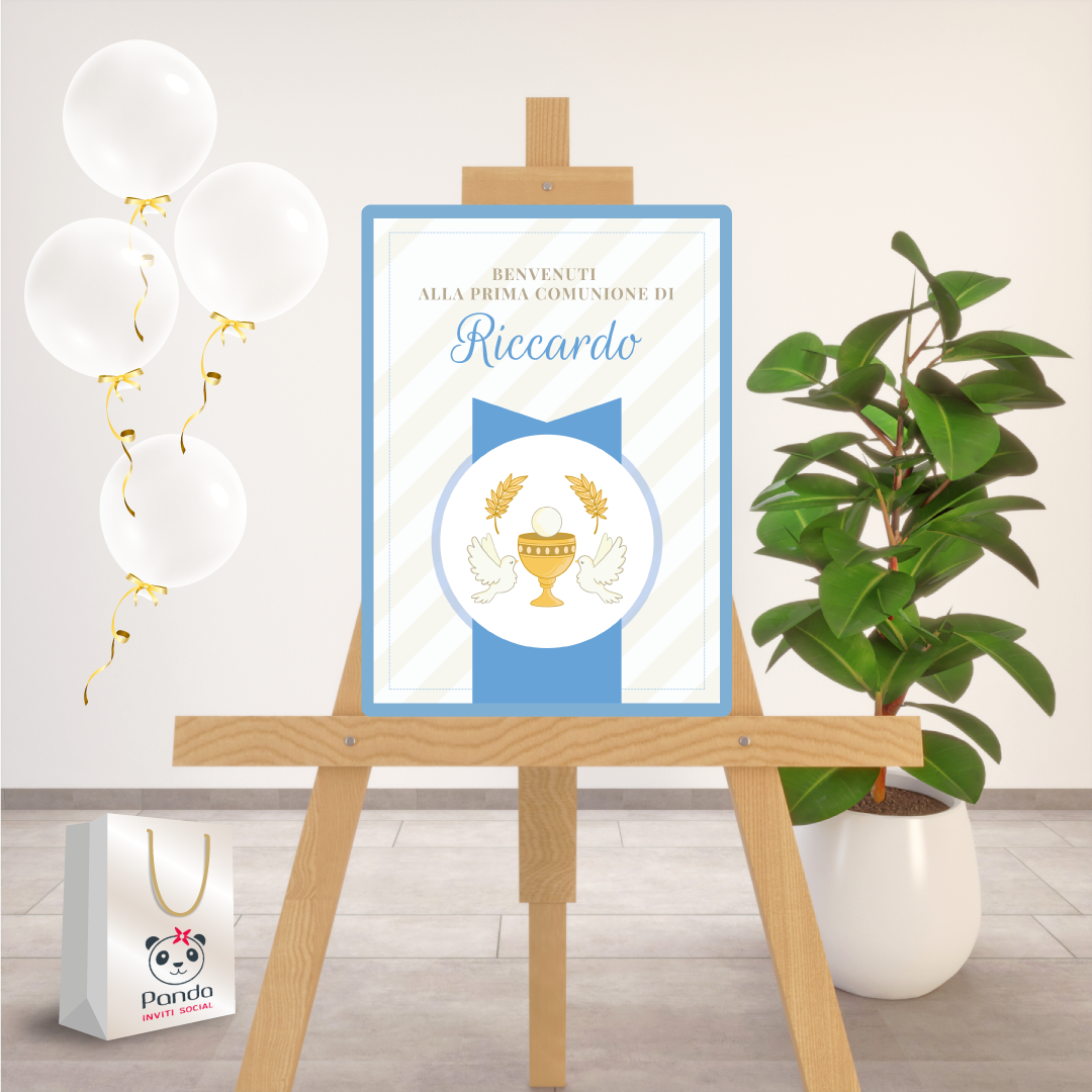 First Communion welcome sign