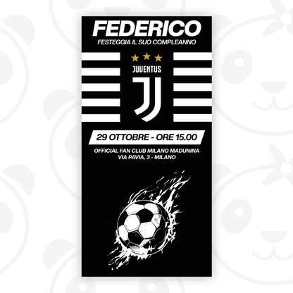 Invito digitale calcio Juve