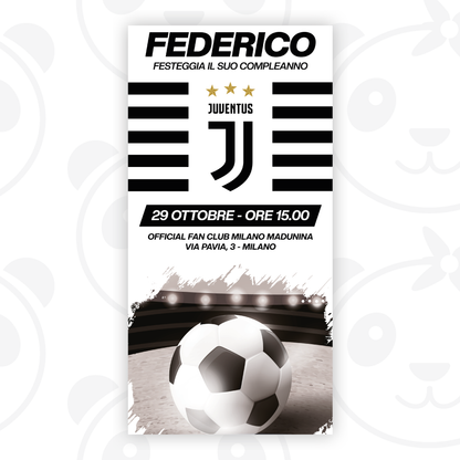 Invito digitale calcio Juventus