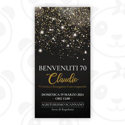 Invito digitale compleanno adulti