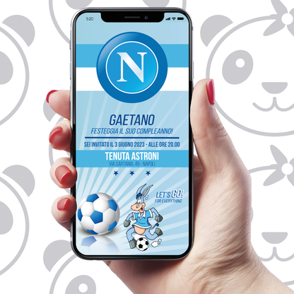 Invito digitale calcio Napoli