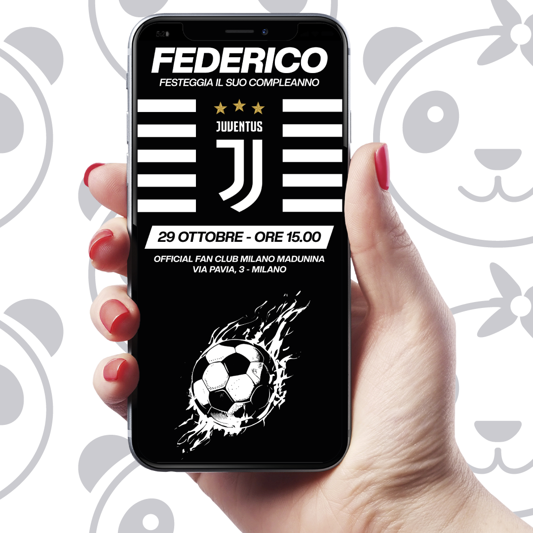 Invito digitale calcio Juve