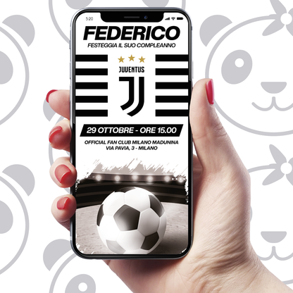 Invito digitale calcio Juventus