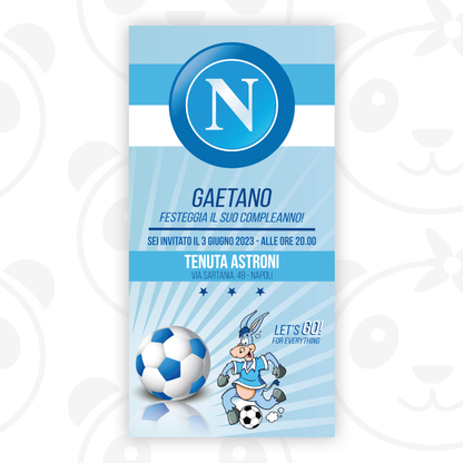 Invito digitale calcio Napoli