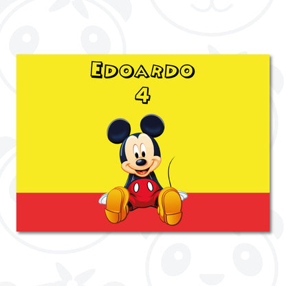 Banner compleanno Topolino