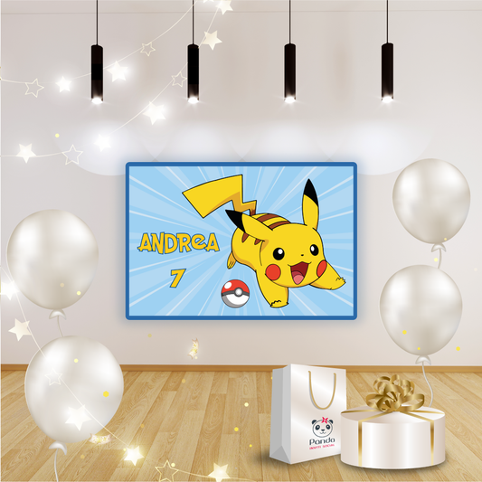 Banner compleanno Pikachu