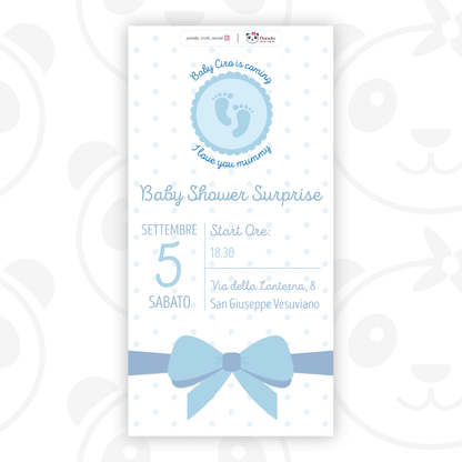 Invito digitale Baby Shower