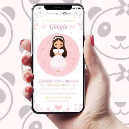 Invito digitale Prima Comunione