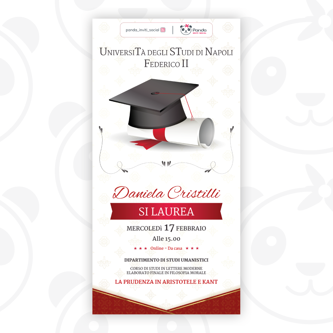 Invito digitale Laurea