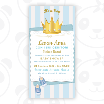 Invito digitale Baby Shower