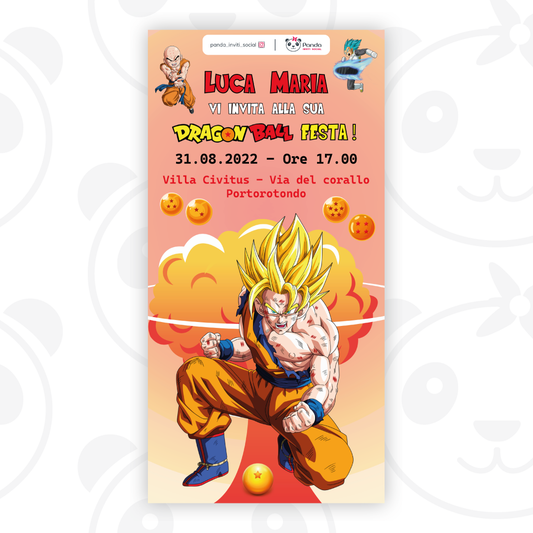 Invito digitale Goku