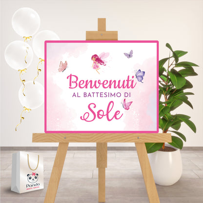 Baptism welcome sign