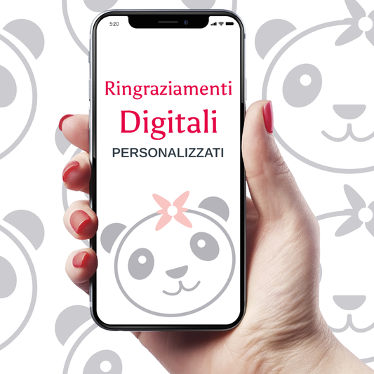 Ringraziamenti digitali personalizzati