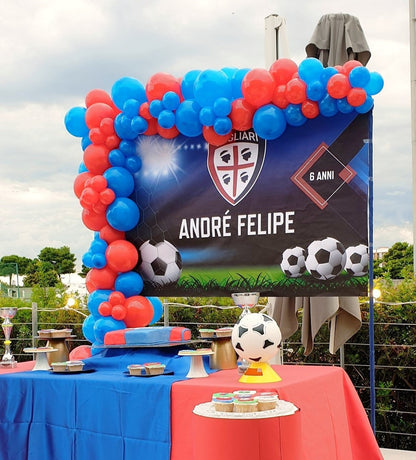 Cagliari football birthday banner