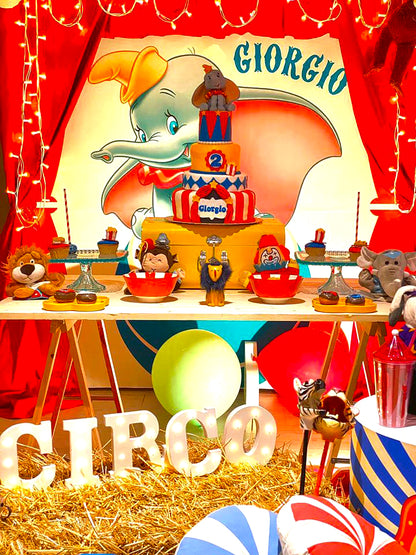 Dumbo birthday banner