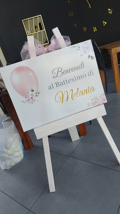 Baptism welcome sign