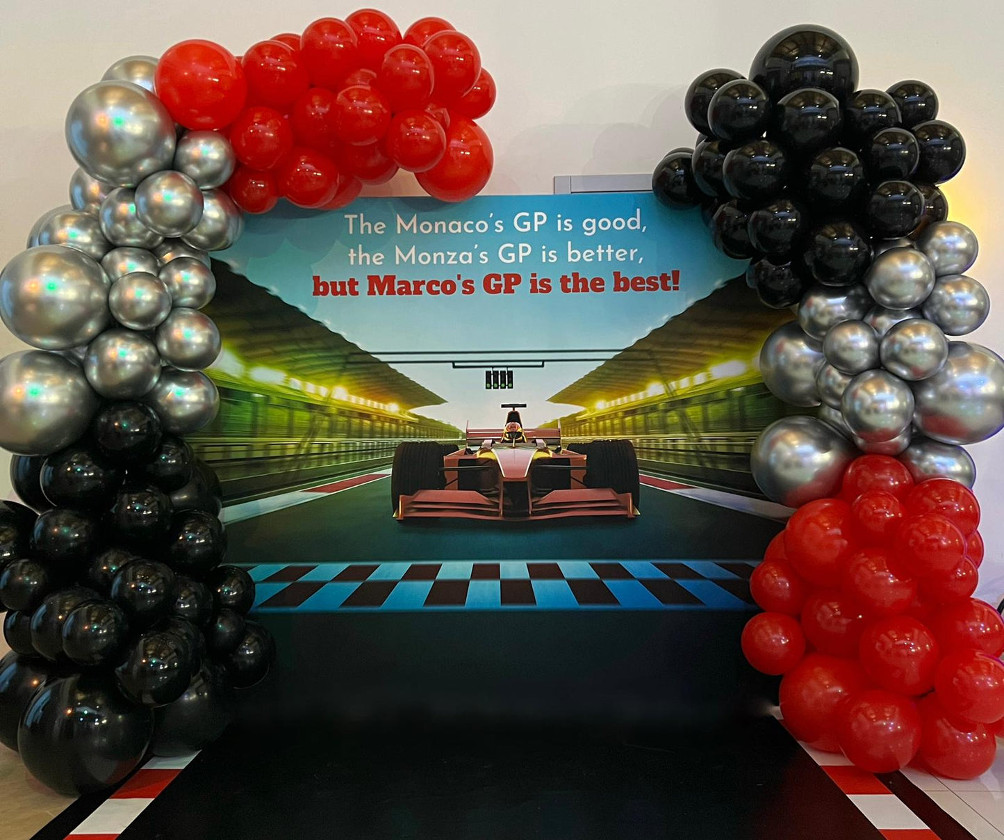 F1 birthday banner