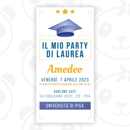 Graduation digital invitation