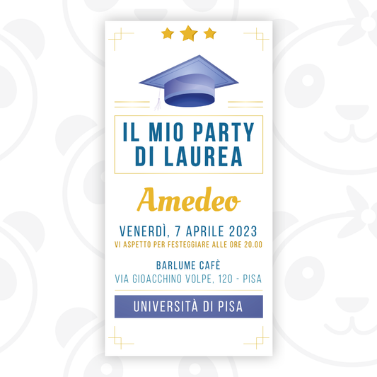 Graduation digital invitation