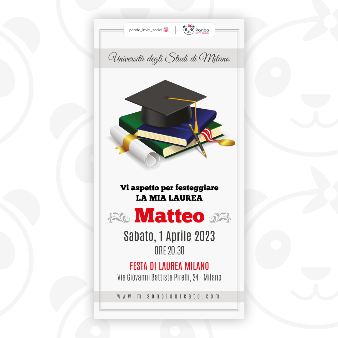 Invito digitale Laurea