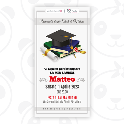 Graduation digital invitation