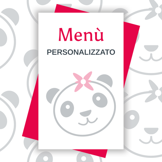 Personalized menu