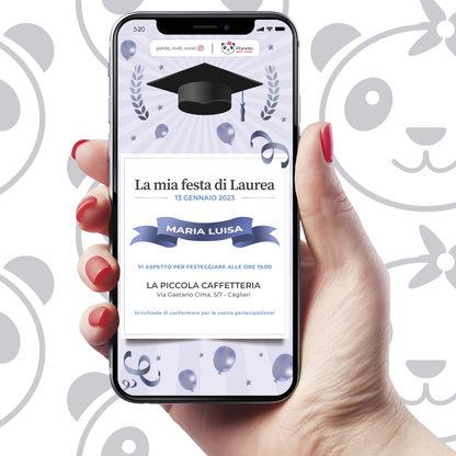 Invito digitale Laurea