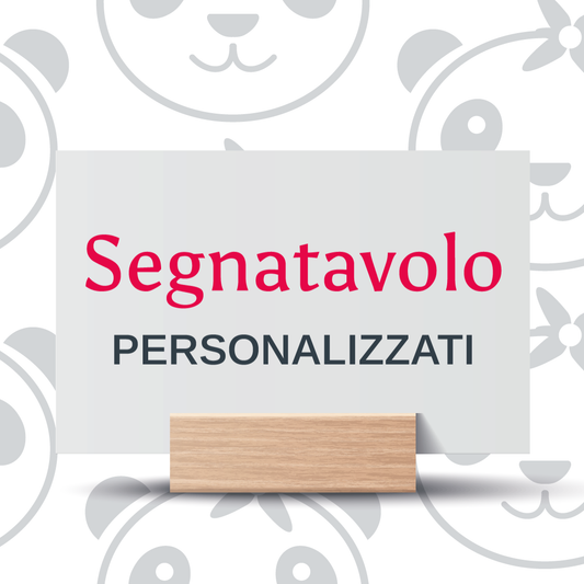 Segnatavolo personalizzati